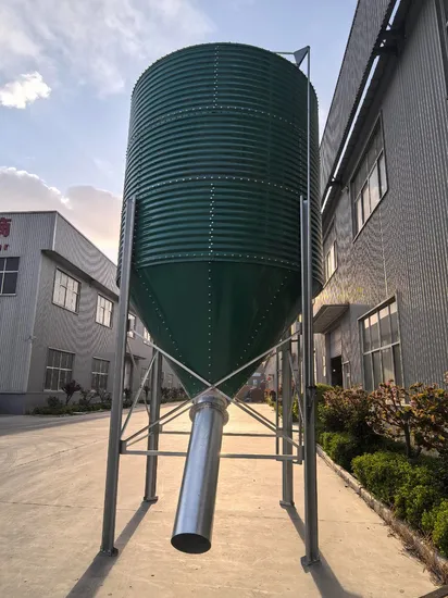 275g Hot-Dip Galvanized 7.2t Poultry Feed Storage Silo